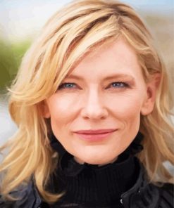 Cate Blanchett Actress paint by numbers