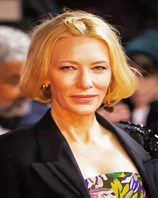 Catherine Elise Blanchett AC paint by number