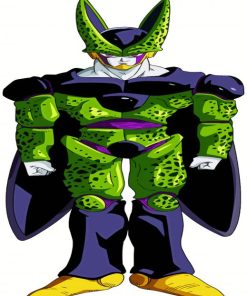 Cell Dragon Ball paint by numbers