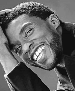 Chadwick Aaron Boseman paint by numbers