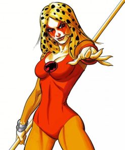 Cheetara ThunderCats paint by numbers