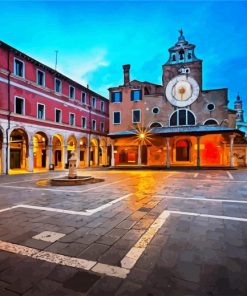 Chiesa Di San Giacomo Di Rialto paint by numbers