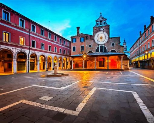 Chiesa Di San Giacomo Di Rialto paint by numbers