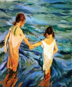 Children In The Sea Sorolla Arts paint by numbers