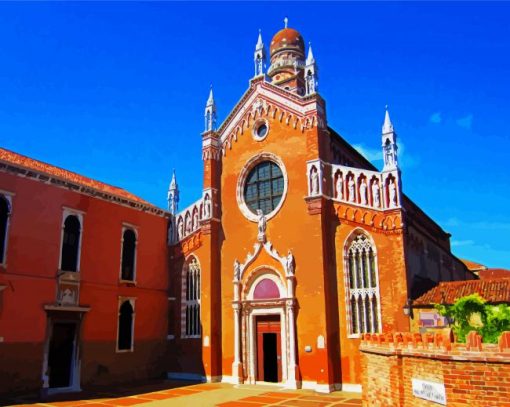 Church Of Madonna Dell Orto Burano paint by numbers