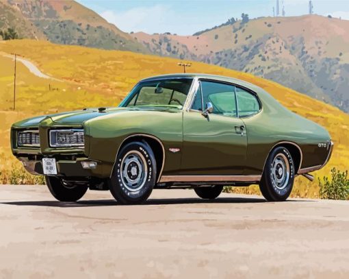 Classic Green Gto paint by number