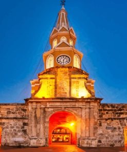 Clock Tower Monument Colombia paint by numbers