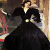 Clotlide In Black Dress Sorolla Art paint by numbers