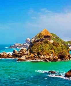 Columbia Parque National Nature Tayrona paint by numbers