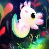 Cute Axolotl Art paint by numbers