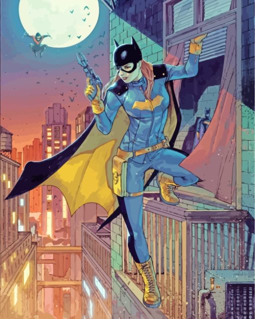 DC Batgirl Hero paint by numbers