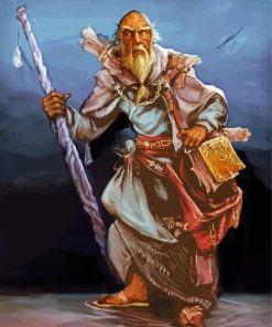 Deckard Cain Diablo Game paint by numbers