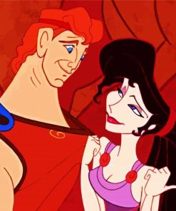 Disney Hercules And Megara paint by numbers