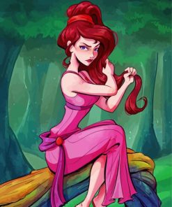 Disney Megara paint by numbers