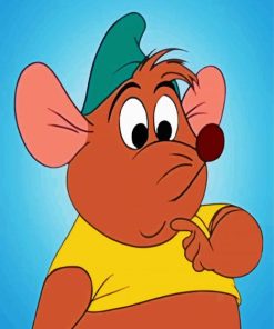 Disney Mouse Gus paint by number