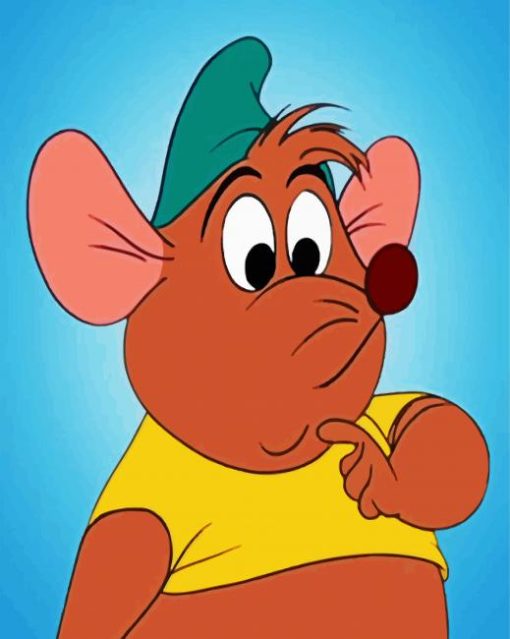 Disney Mouse Gus paint by number