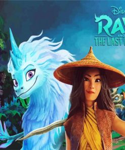 Disney Raya And The Last Dragon paint by number