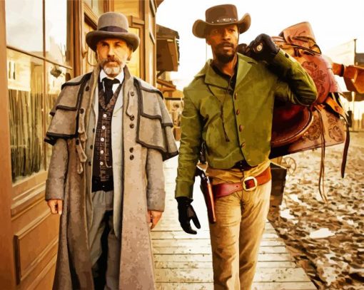 Django Movie paint by number