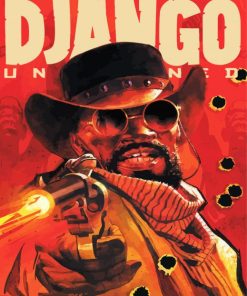 Django Movies Poster paint by number