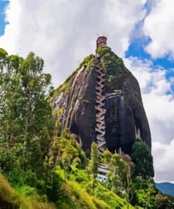 El Penon De Guatape Columbia paint by numbers