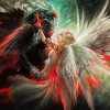 Fantasy Angel Lovers paint by numbers