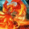 Fantasy Phoenix Bird Paint by numbers