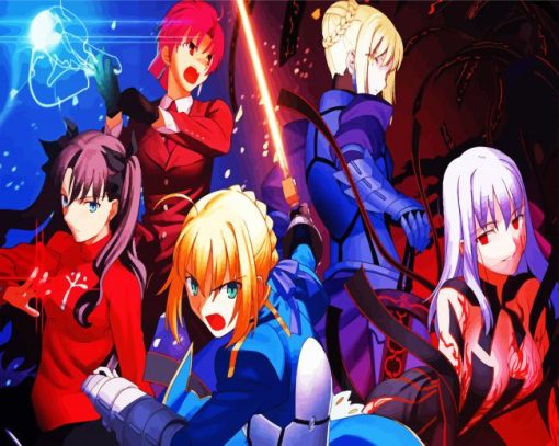 Fate Video Game paint by number