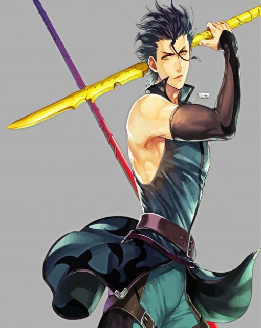 Fate Zero Lancer paint by numbers