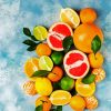 Fresh Citrus Fruit paint by numbers