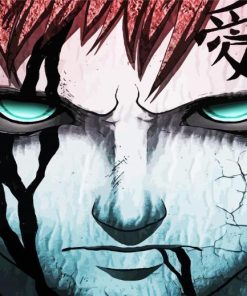 Gaara Naruto paint by numbers