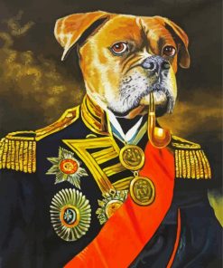 General Dog paint by numbers