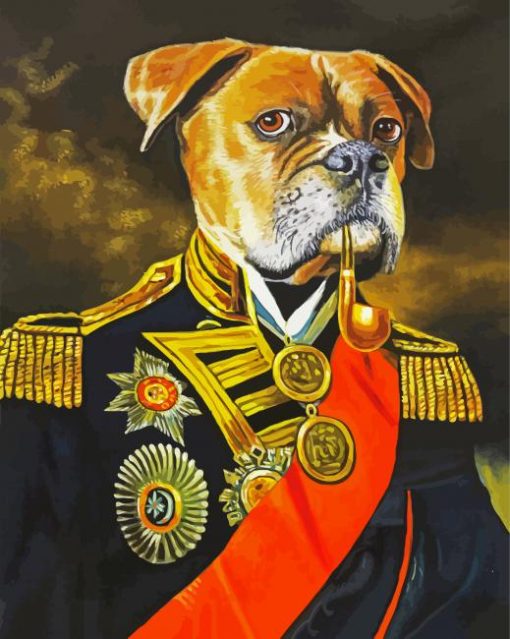 General Dog paint by numbers