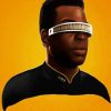 Geordi La Forge Star Trek paint by numbers