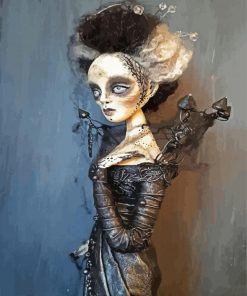 Ghost Doll paint by number