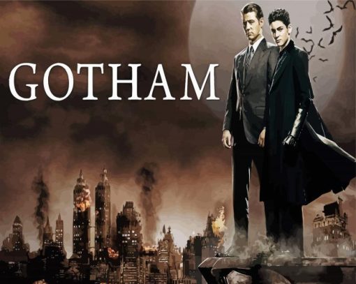 Gotham Serie Poster paint by numbers