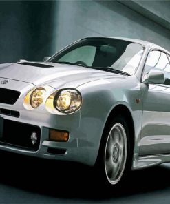 Grey Celica Car paint by number