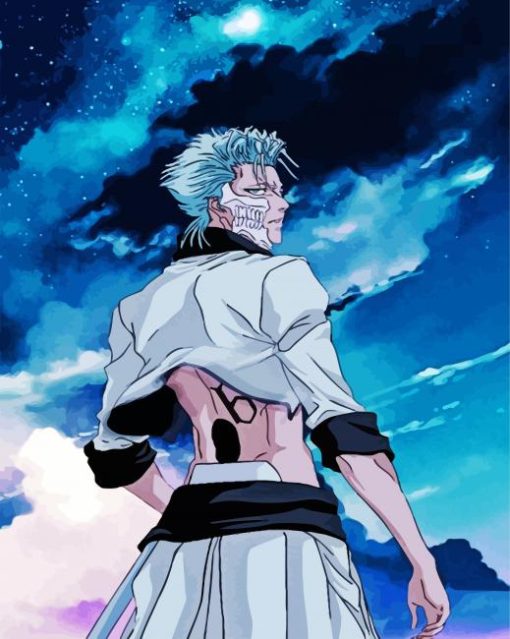 Grimmjow Jaegerjaquez Bleach Anime paint by number