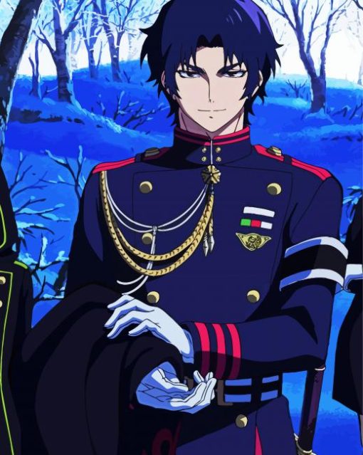 Guren Ichinose Owari No Seraph paint by number