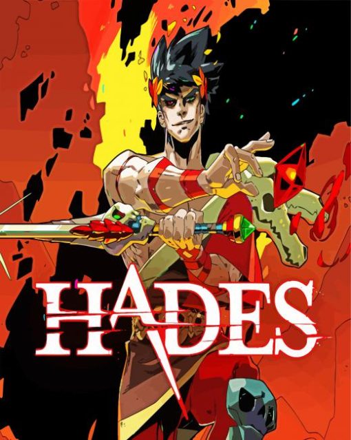 Hades Video Game paint by number