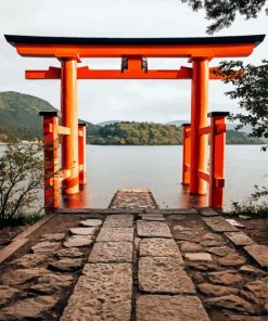 Hakone Shrine paint by number