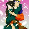 Haku And Naruto Hug paint by number