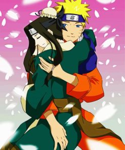 Haku And Naruto Hug paint by number