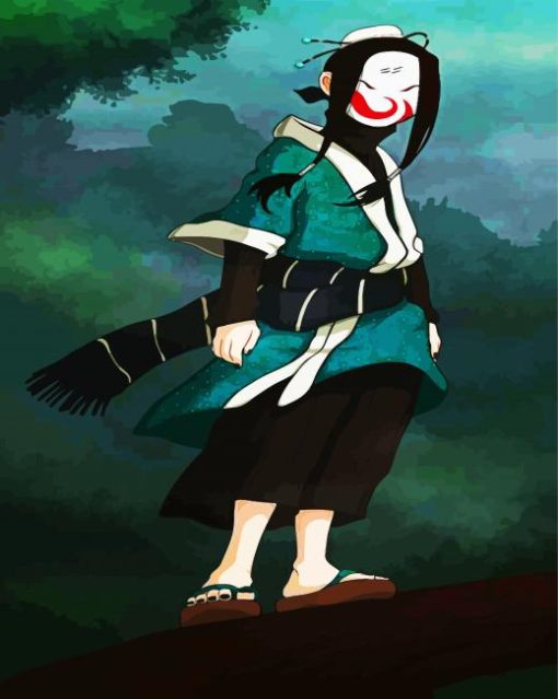 Haku Naruto Anime paint by number