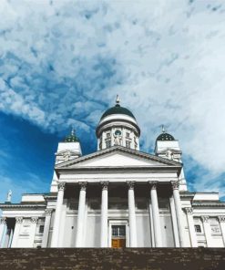 Helsinki Cathedral Finland paint by number