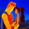 Hercules And Megara paint by numbers