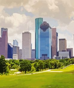 Houston City paint by numbers