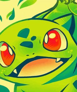 Illustration Bullbasaur paint by numbers