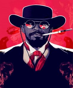 Illustration Django paint by numbers