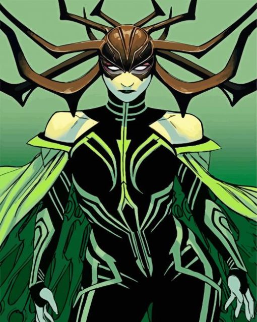 Illustration Hela paint by numbers