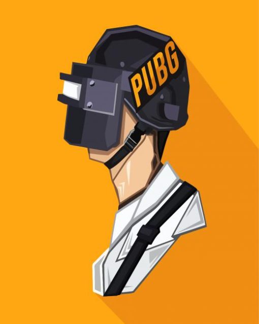 Illustration Pubg Game paint by number